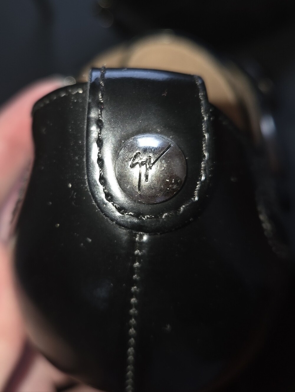 Vintage Giuseppe Zanotti Leather Booties - Black. EU37.5 - Picture 8 of 12